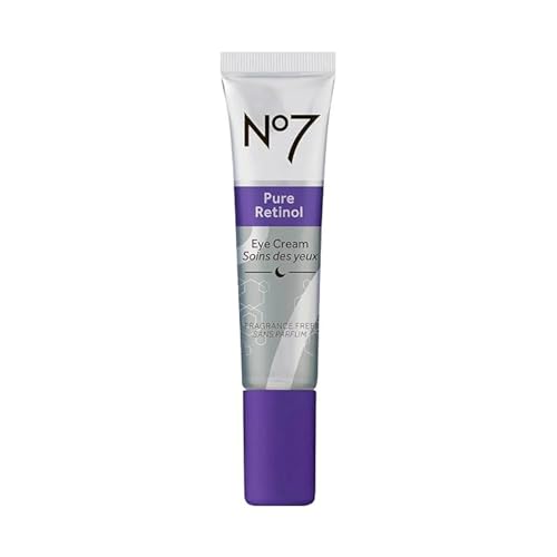 No7 Pure Retinol Under Eye Cream with 0.5% Retinol, 0.5 Oz