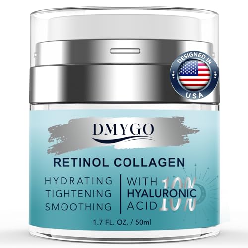 Instant Face Lift Cream with Retinol, Collagen & Hyaluronic Acid, Neck Cream for Tightening and Firming - Anti Aging Face Moisturizer for Women & Men Reduce Wrinkle, Retinol Cream for Face, 1.7 FL OZ