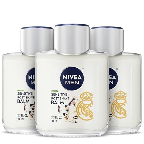 NIVEA MEN Sensitive Post Shave Balm, Alcohol Free, Multipack, 3 x 3.3 FL OZ